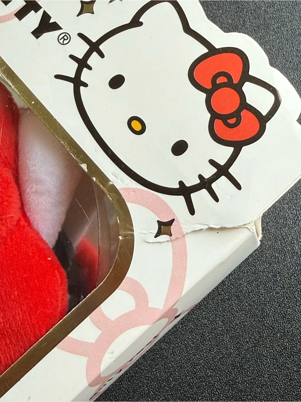 Hello Kitty Sleep Mask Packaging - White & Red Accents